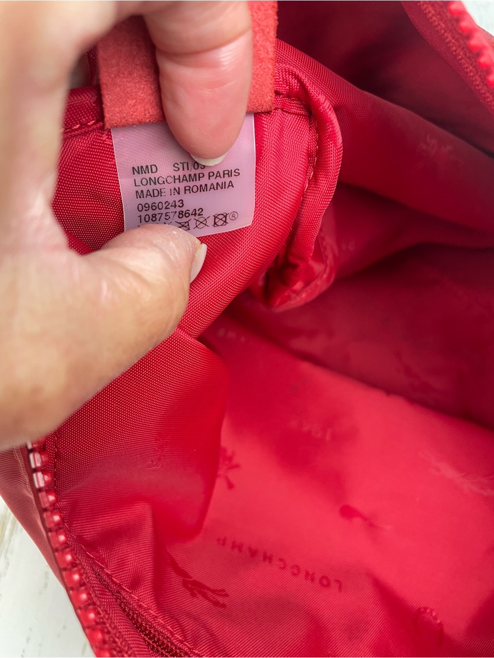 Longchamp‎ Le Pliage Original Nylon Crossbody/Shoulder Bag - Picture 11 of 16